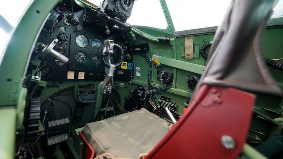 Spitfire's cockpit
