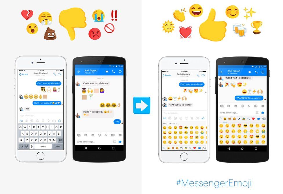 Facebook Messenger emojis