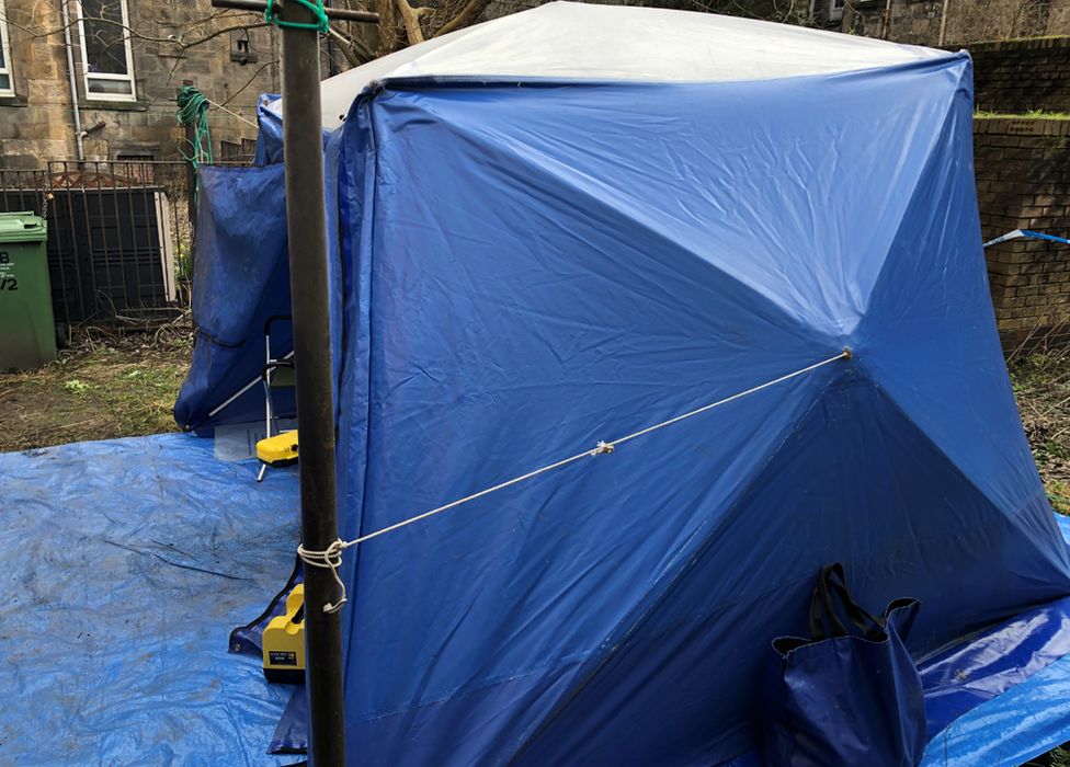 Julie Reilly forensic tent