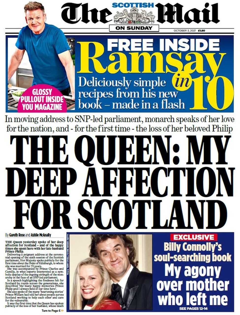 The Scottish Mail on Sunday