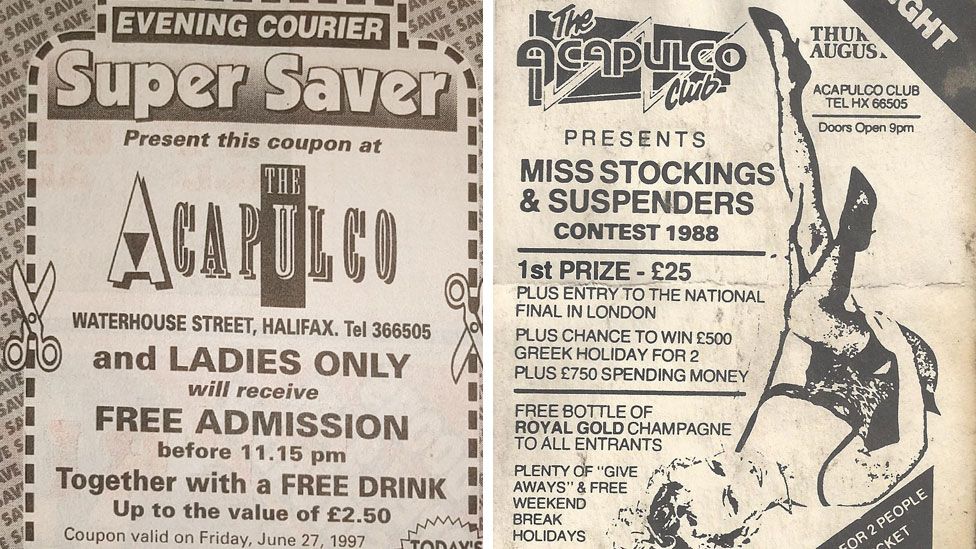 Images from 1980s and 90s newspaper advertising