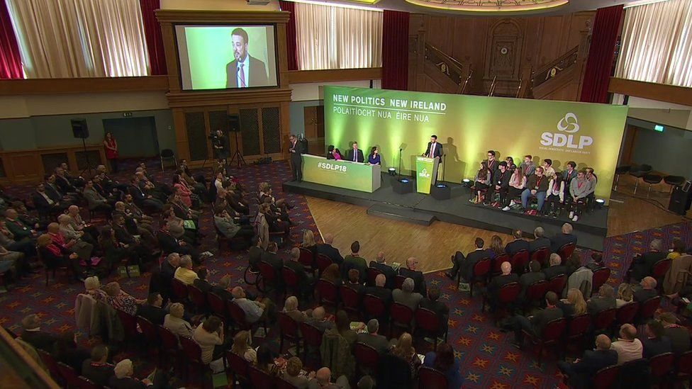 The SDLP annual conference in east Belfast
