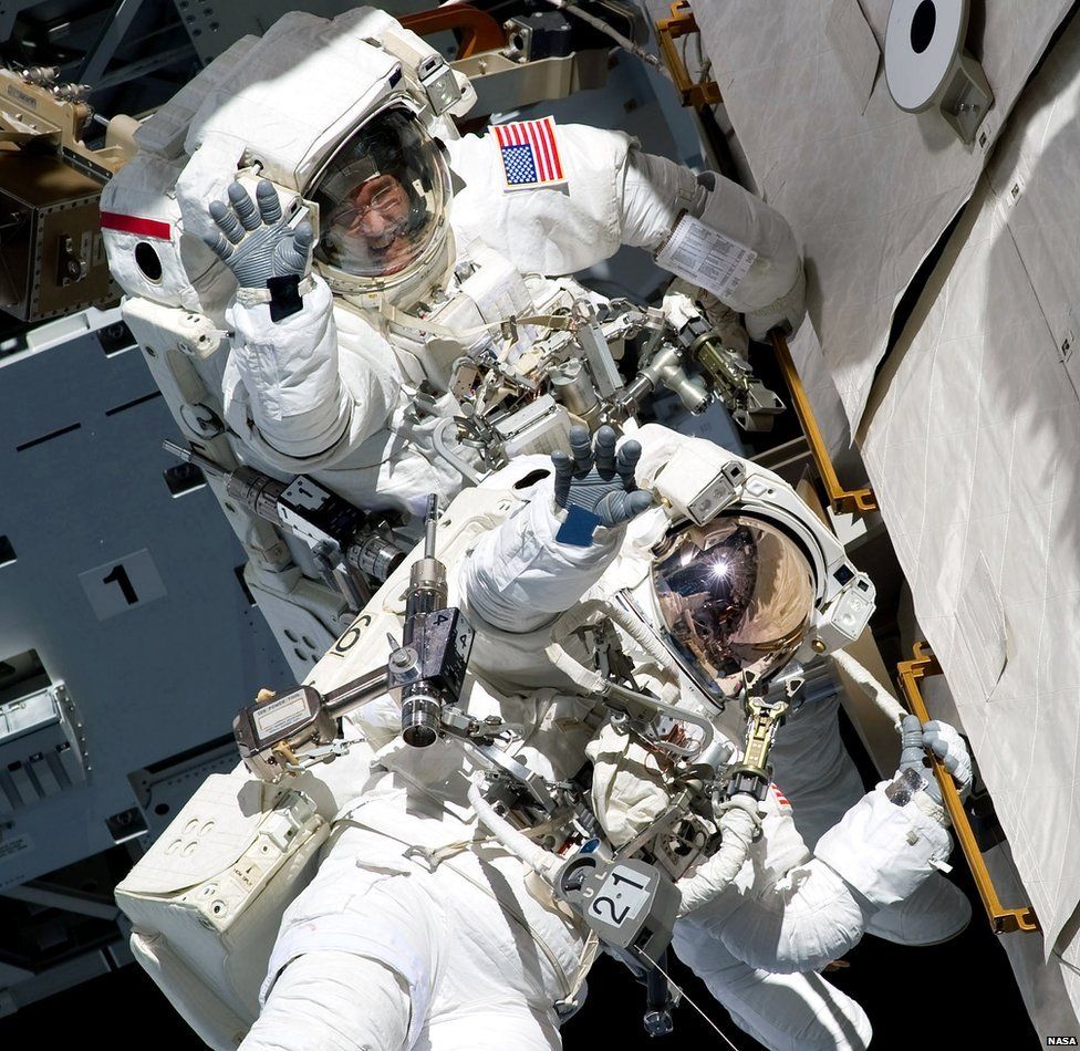 A spacewalk in 2011