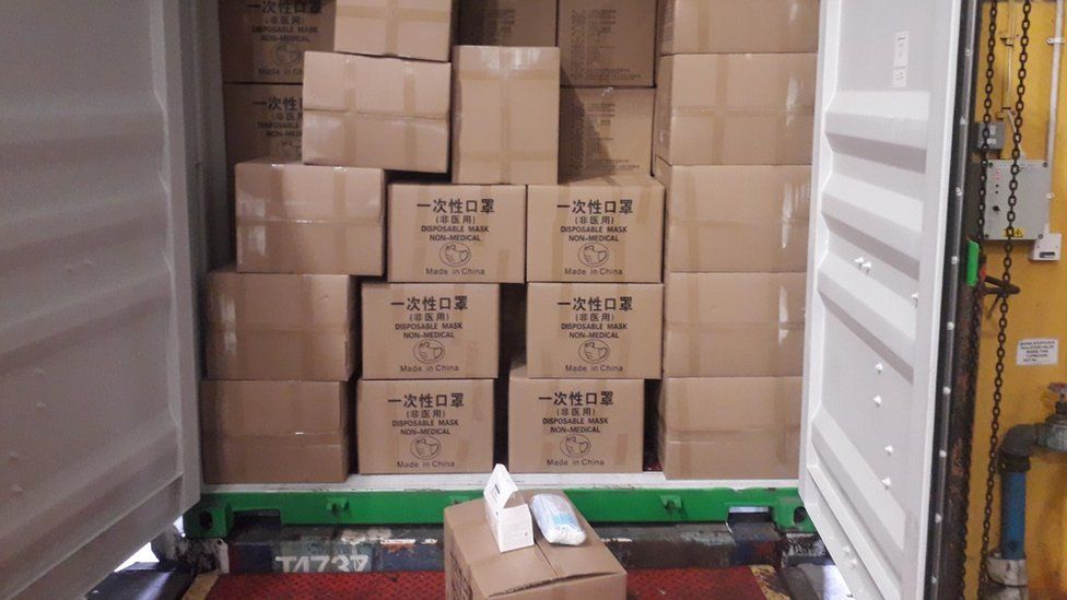 Boxes of PPE