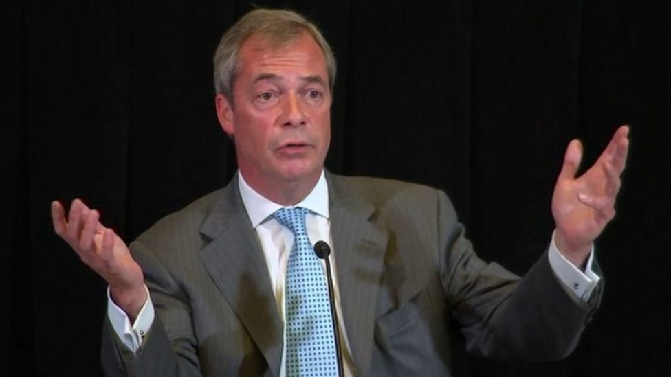 Nigel Farage To Eurosceptics: Stop Bitching And Start Campaigning - BBC ...