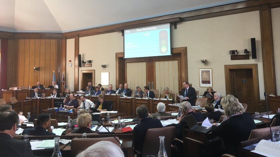 West Sussex County Council budget meeting