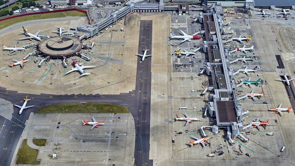A generic picture of Gatwick Airport