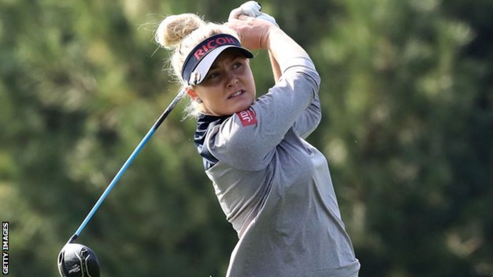 Charley Hull in tie for lead at KEB Hana Bank Championship - BBC Sport