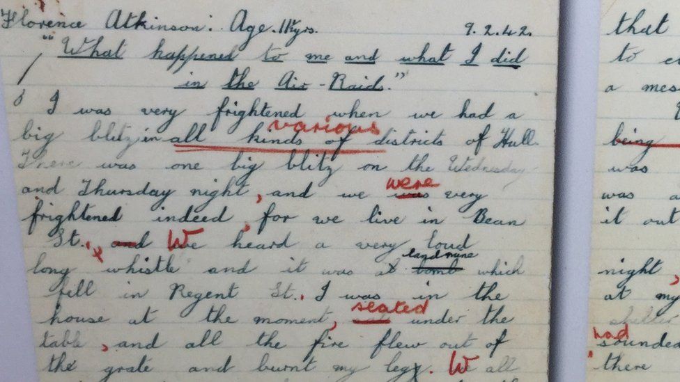Letters about the Hull Blitz