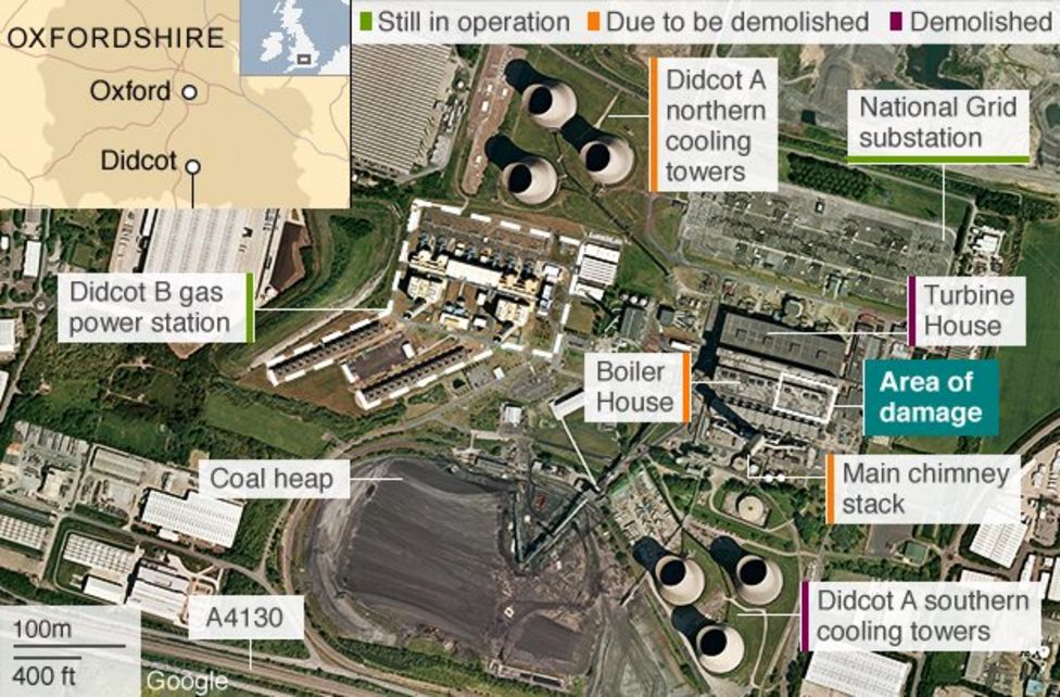 Didcot power station collapse: Operation 'most challenging' for fire ...