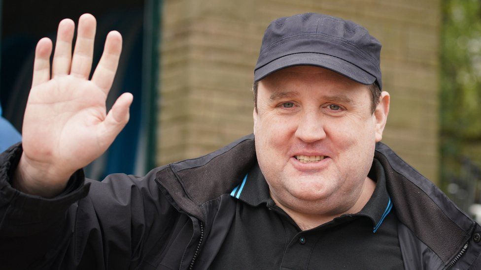 Peter Kay pictured in April 2022