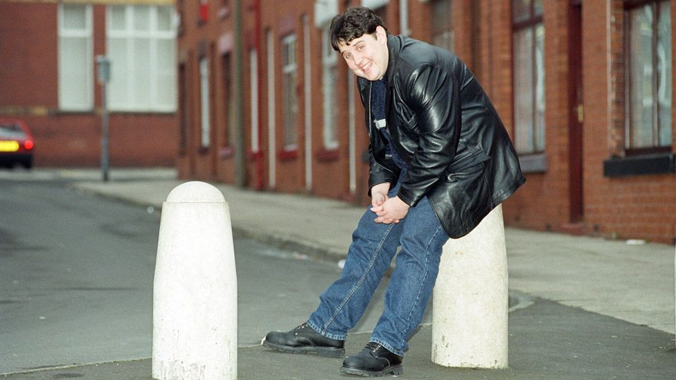 Comedian Peter Kay pictured in Bolton, 26th January 2000