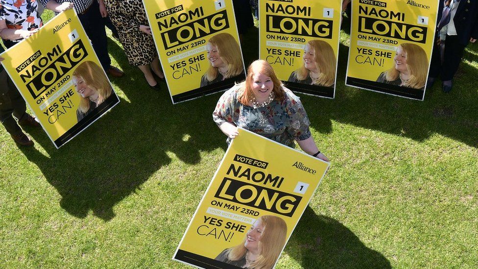 Naomi Long European election campaign