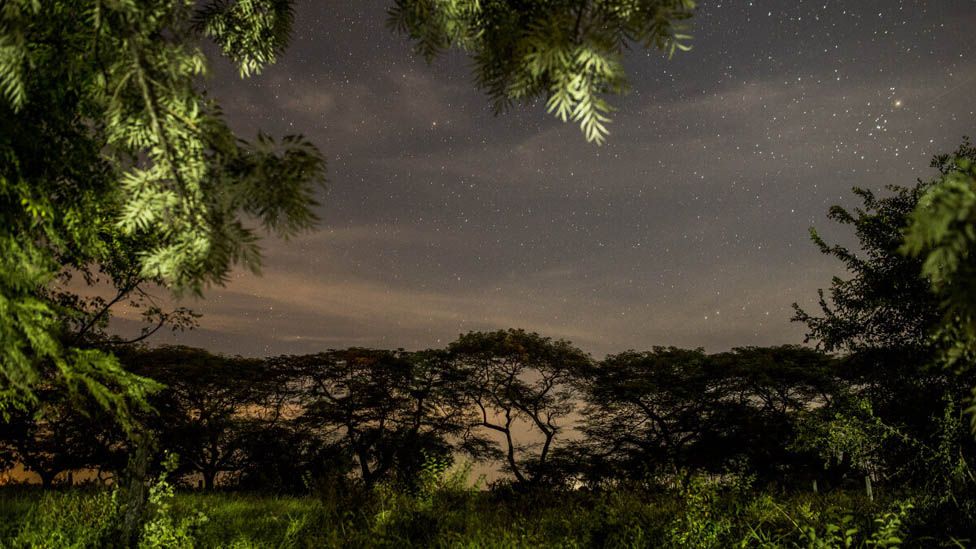 Imagem mostra noite em Manitoba