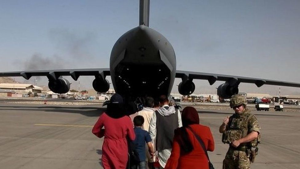 Afghans evacuated from Kabul