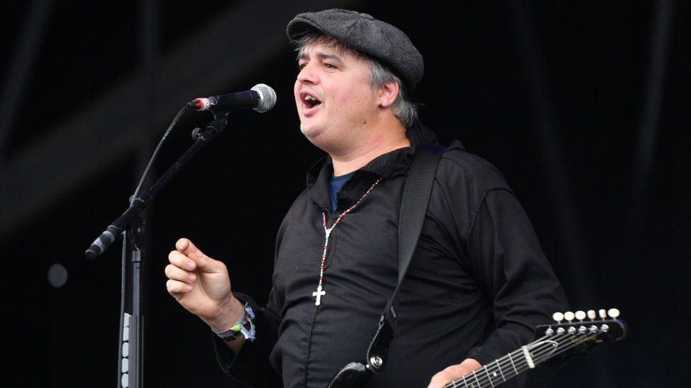 Pete Doherty performs at Glastonbury