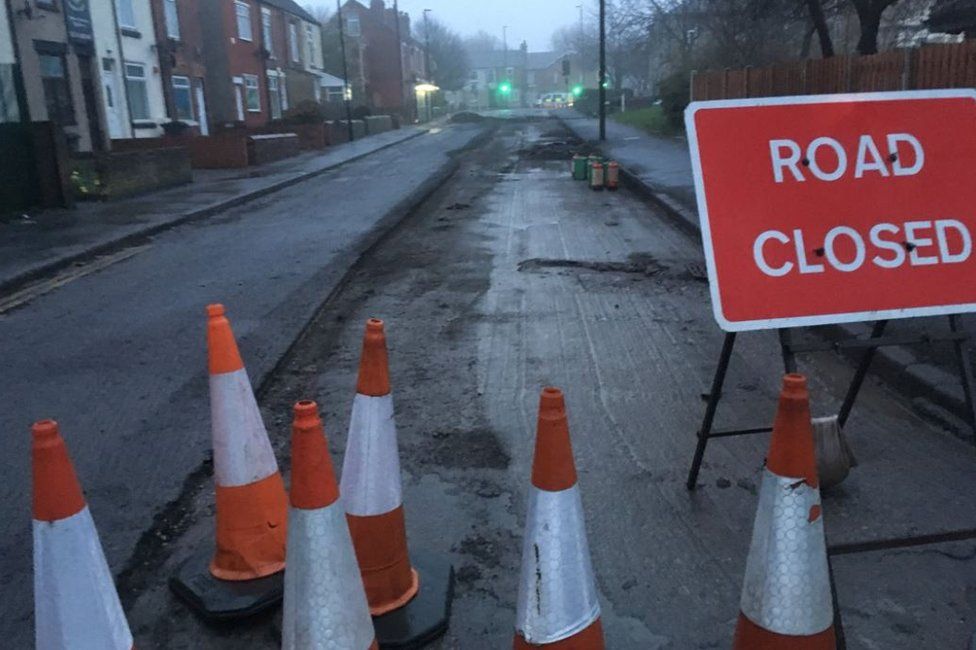 Sheffield homes evacuated because of gas leak BBC News