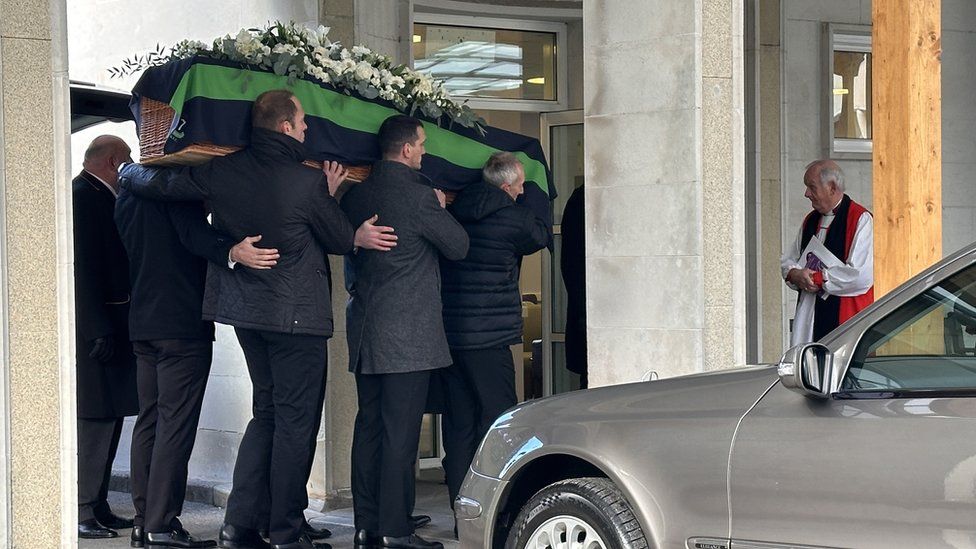 Dennis Gethin's funeral