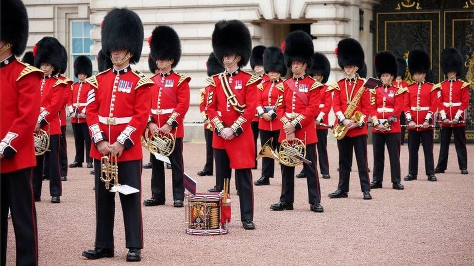 Members of the 1st Battalion the Coldstream Guards