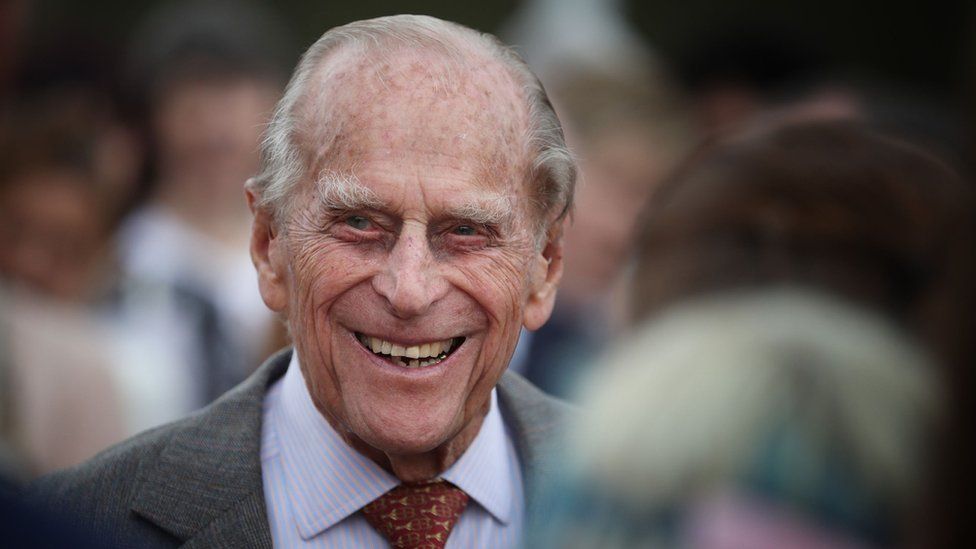 Prince Philip at the Palace of Holyroodhouse in 2017