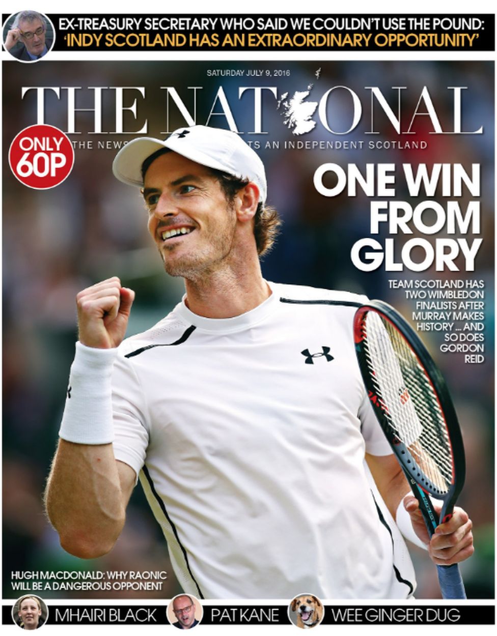 Scotland's papers: T in the Park deaths and Murray at Wimbledon - BBC News