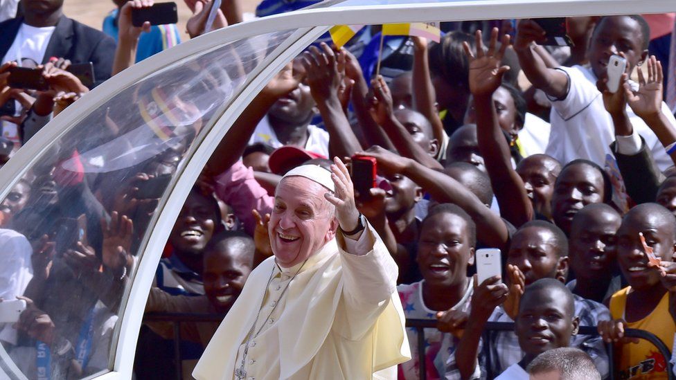 pope francis in uganda