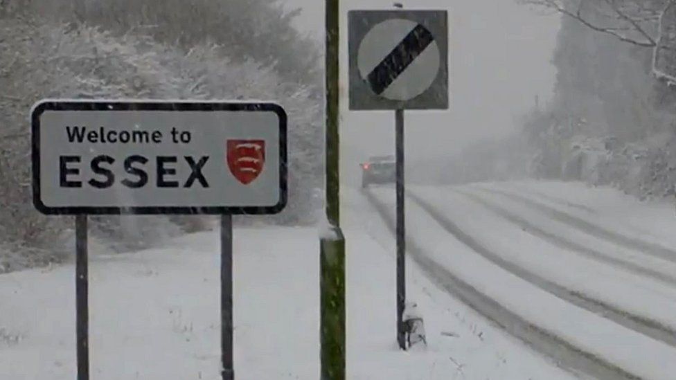 Snow in Essex