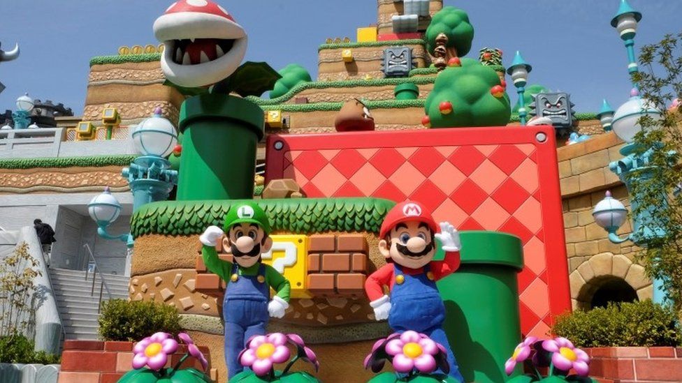 nintendo land universal mario kart