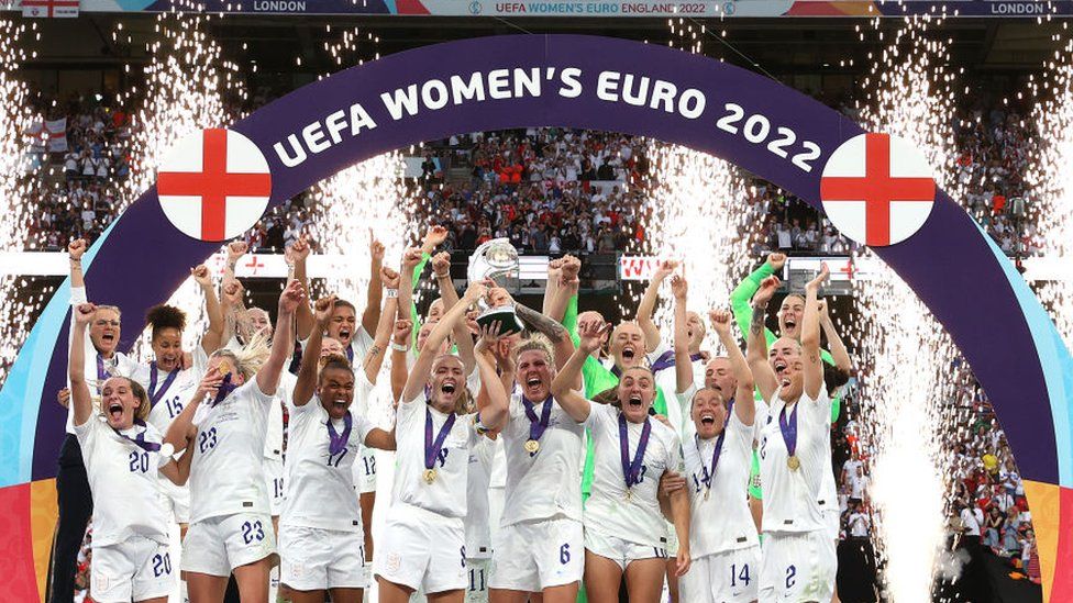England winning Euro 2022