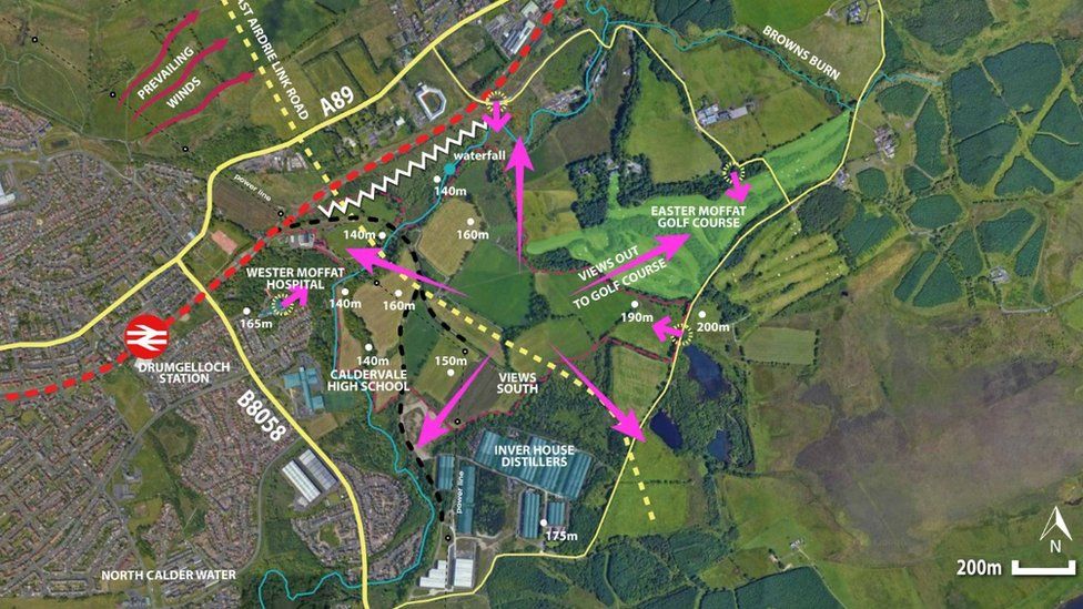 New Monkland Lanarkshire Scotland Map Scottish Government Approves New Monklands Hospital Site - Bbc News New Monkland Lanarkshire Scotland Map Scottish Government Approves New Monklands Hospital Site - Bbc News