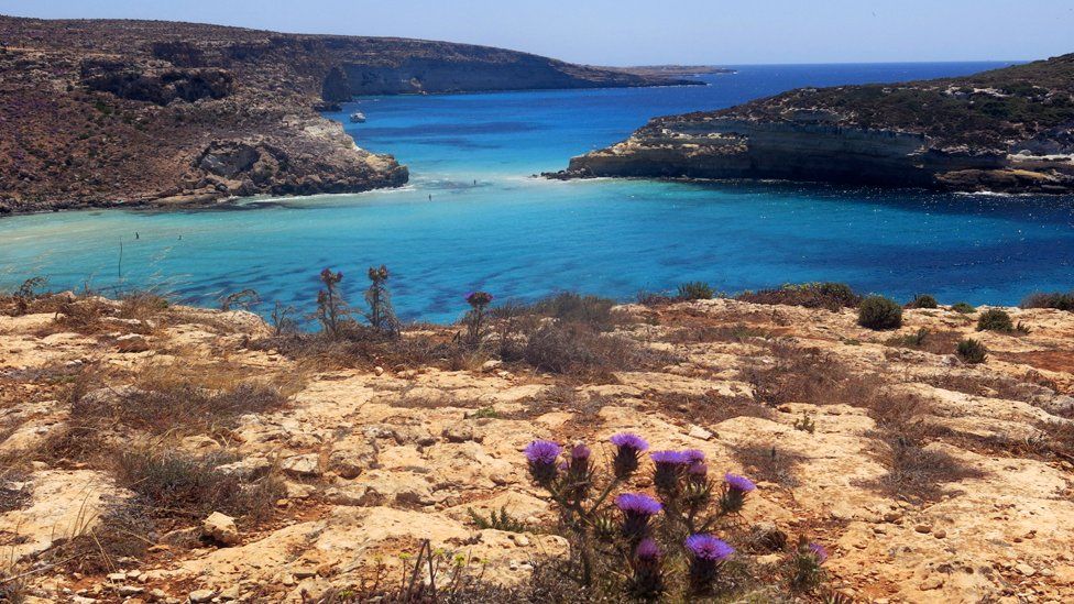 Lampedusa scenery