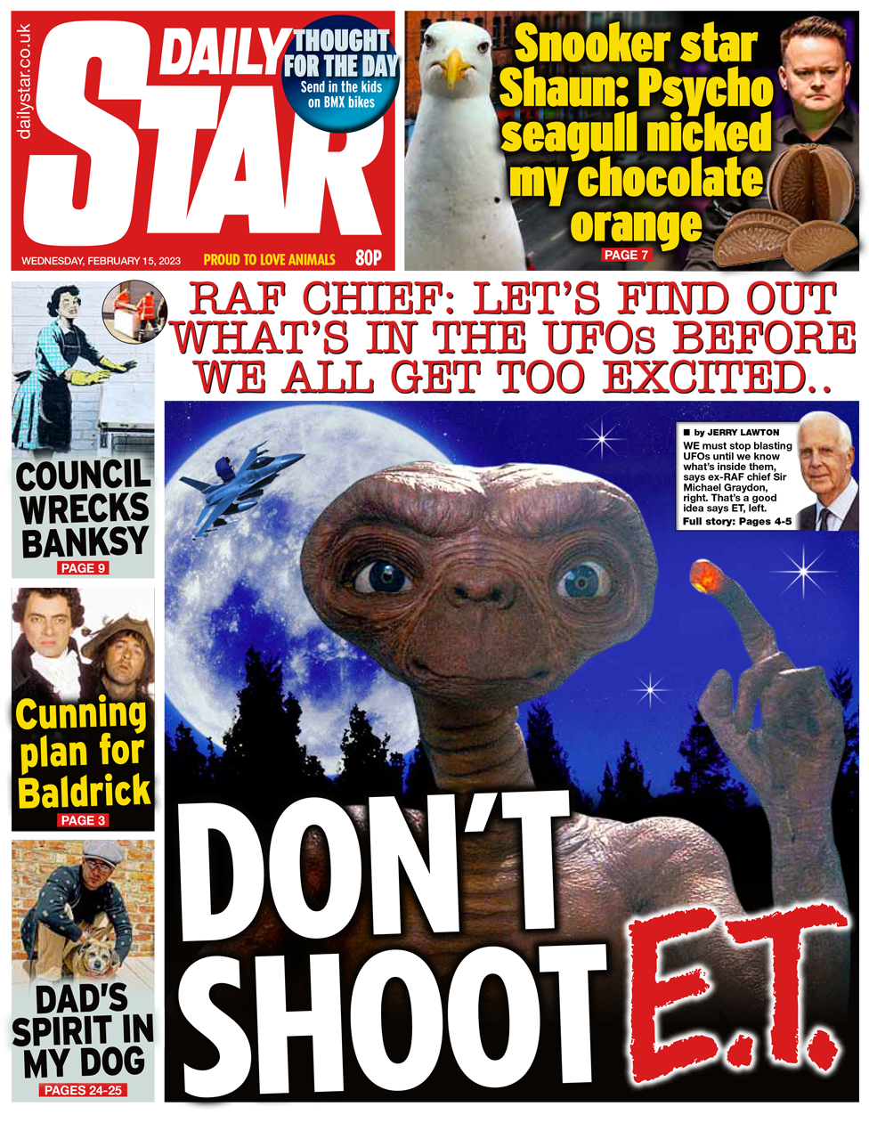 Daily Star Front Page