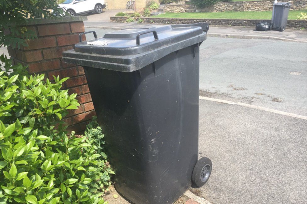 Wheeled rubbish bin