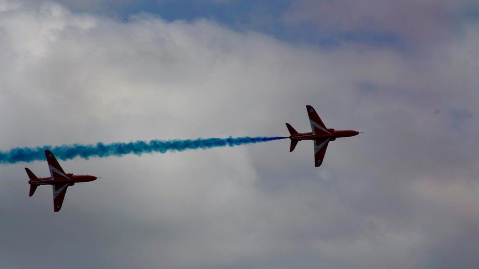 Red Arrows at RAF Cosford Air Show