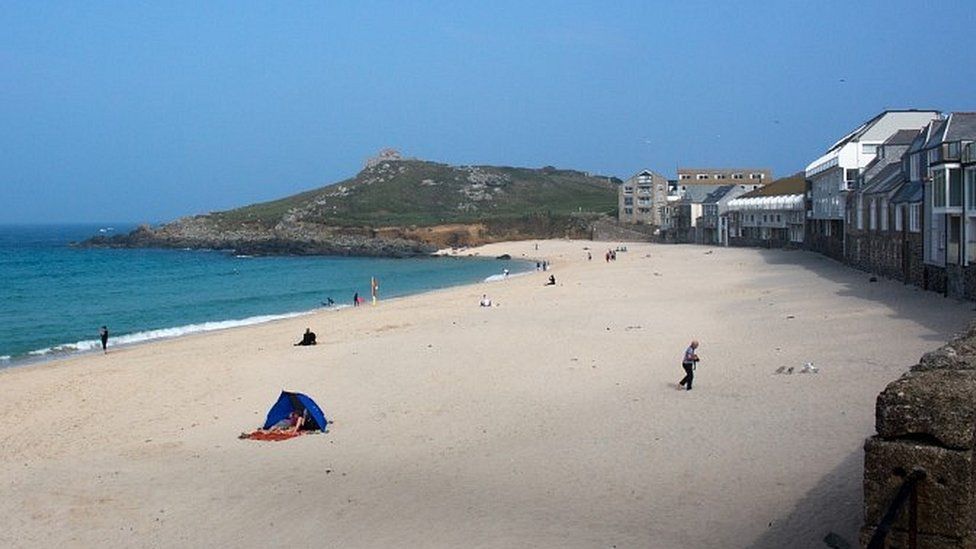 Beach in St Ives, Cornwall