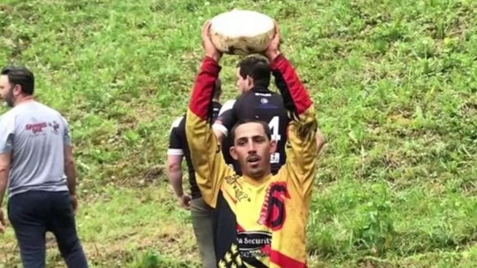 Cheese Rolling Race Crowns New Champion - BBC News