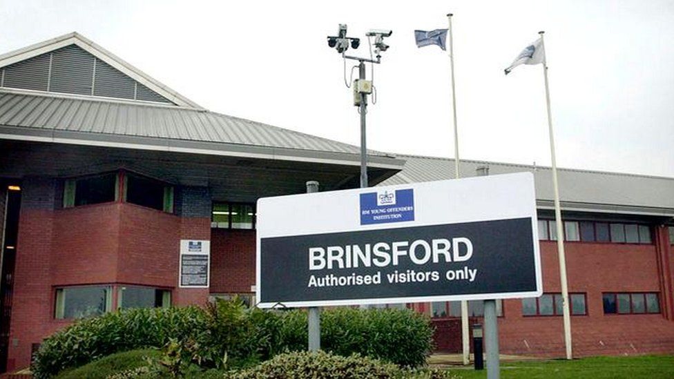 HMP Brinsford sign