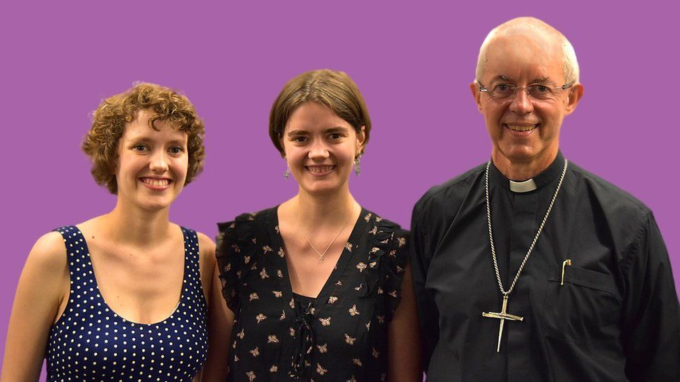Katherine, Ellie and the Most Reverend Justin Welby