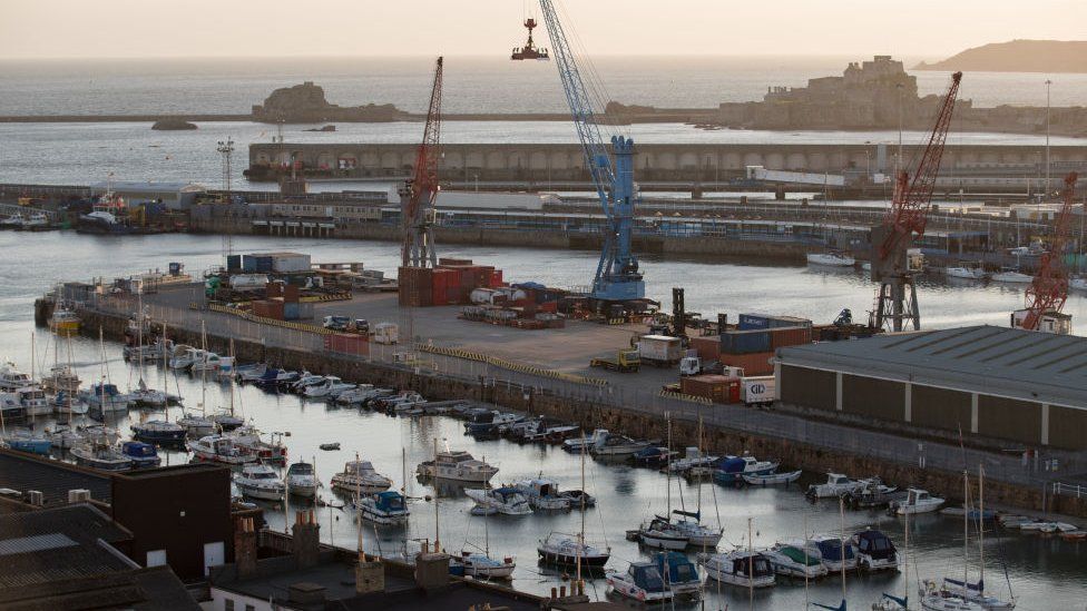 St Helier Port on 12 April 2017