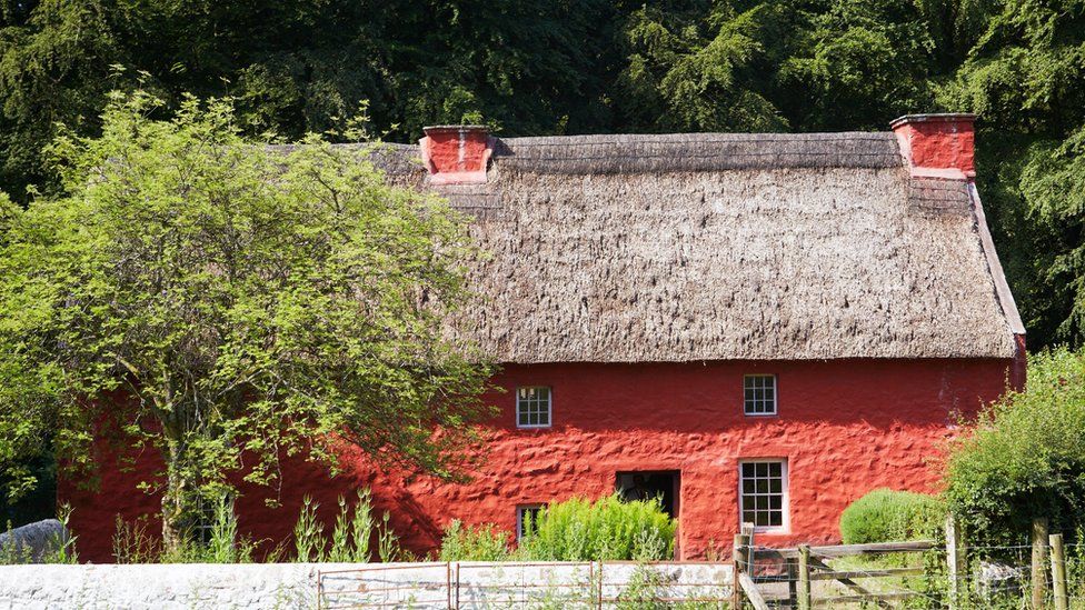 The 17th Century Kennixton farmhouse, from the Gower peninsular, rebuilt at St Fagans National History Museum