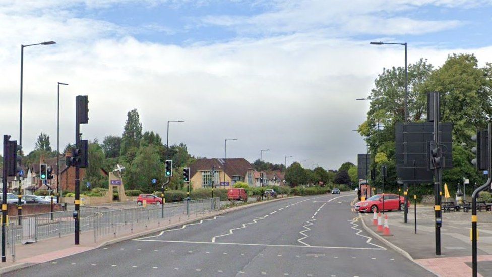 Three injured after being hit by car on Birmingham crossing BBC News