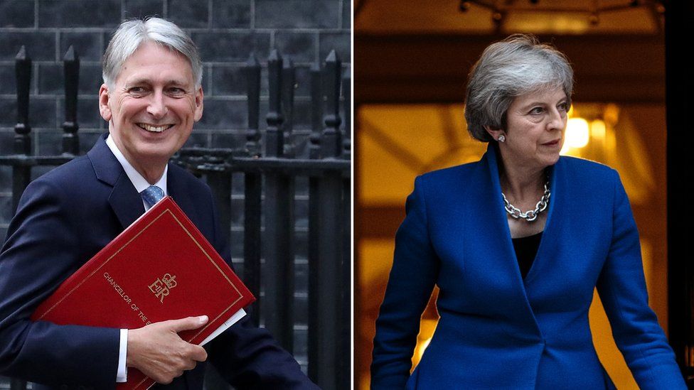 Philip Hammond and Theresa May