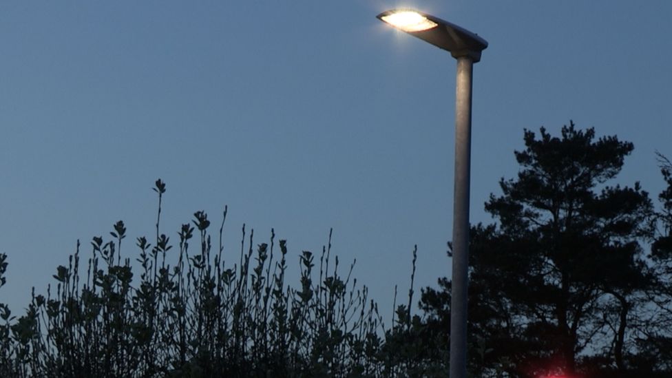 carve Giraffe Torment LED street lights to be installed across Suffolk in £9.8m scheme - BBC News