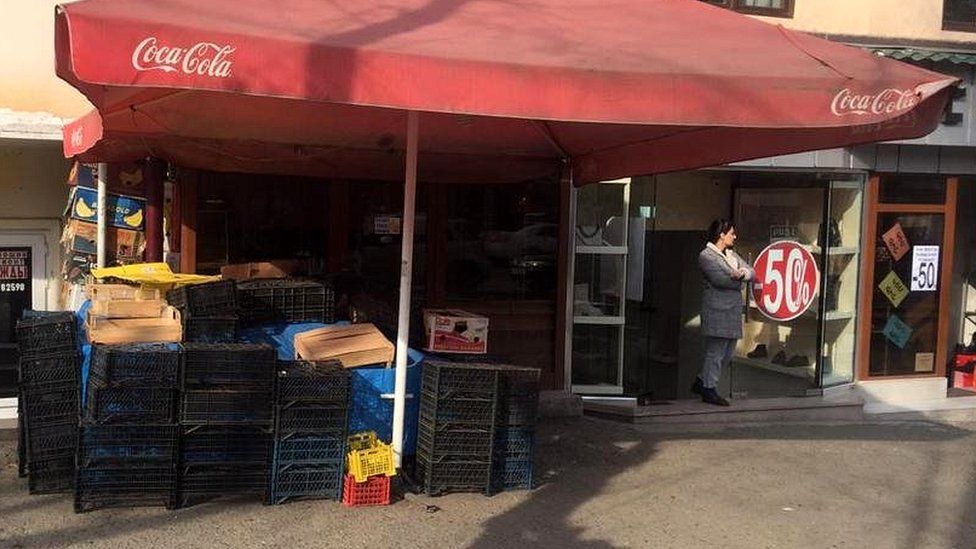There is no food for sale in Stepanakert and ethnic Armenians have gone without new supplies for weeks