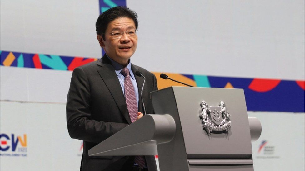 Singapore's Deputy Prime Minister and Minister for Finance Lawrence Wong