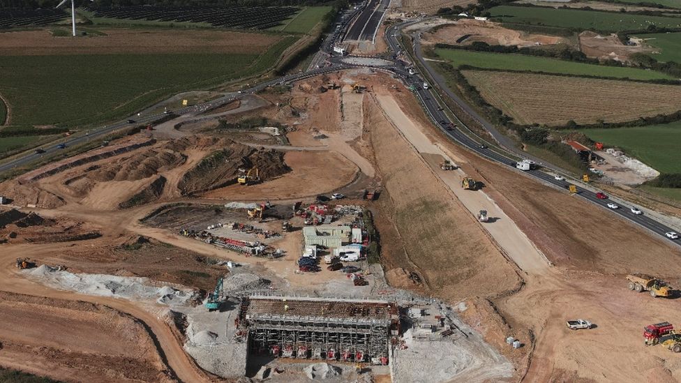 Part of A30 in Cornwall to be closed for ongoing works - BBC News