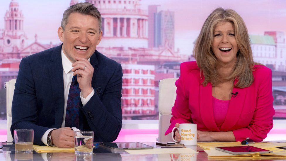 Ben Shephard and Kate Garraway hosting Good Morning Britain