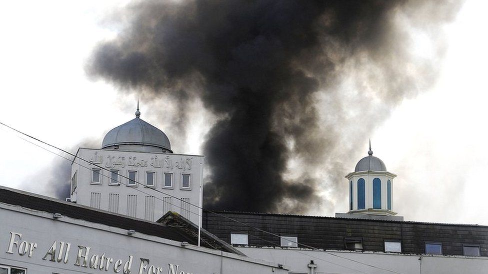 Mosque fire