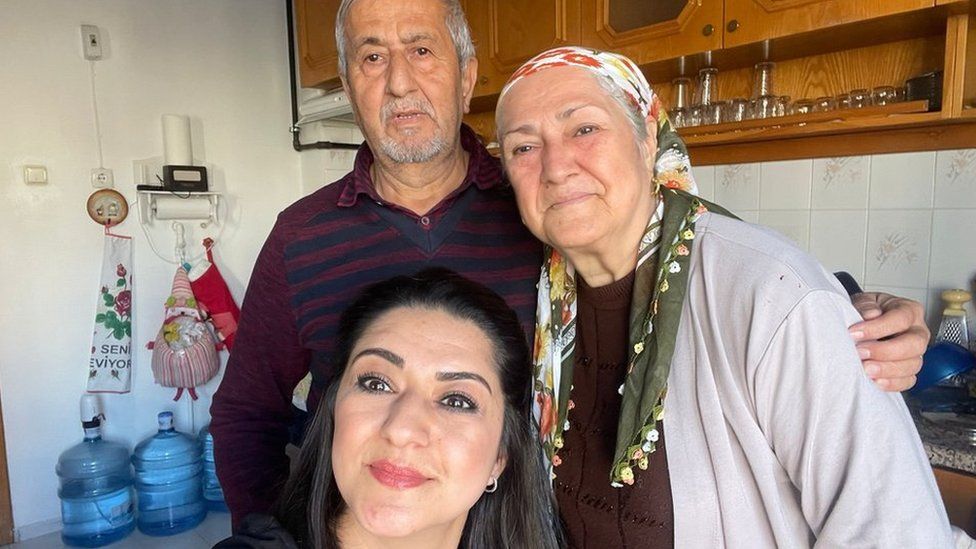 Seyma Yapar and parents