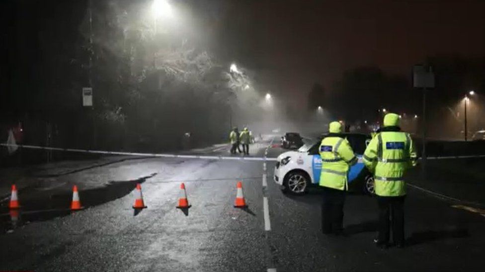 Worsley Road crash